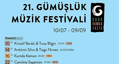 21. Gümüşlük Müzik Festivali Başlıyor