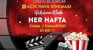 YILDIZLARIN ALTINDA AÇIK HAVA SİNEMA KEYFİ BAŞLIYOR!