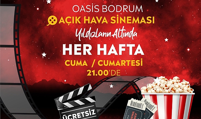 YILDIZLARIN ALTINDA AÇIK HAVA SİNEMA KEYFİ BAŞLIYOR!